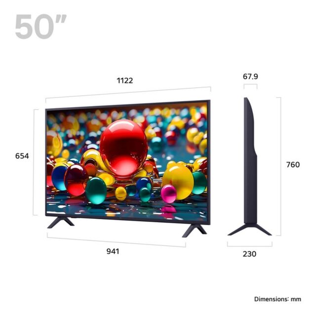 LG 50UA74006LB 50inch 4K Ultra HD Smart Television