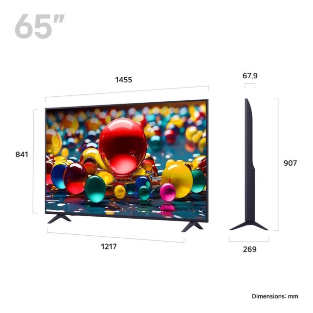 LG 65UA74006LB.AEK 65inch 4K Ultra HD Smart Television