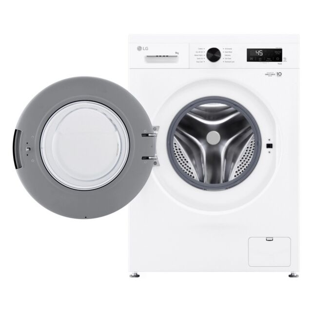 LG F4X1009NWK White 9Kg/ 1400 Rpm Series 2 Washing Machine