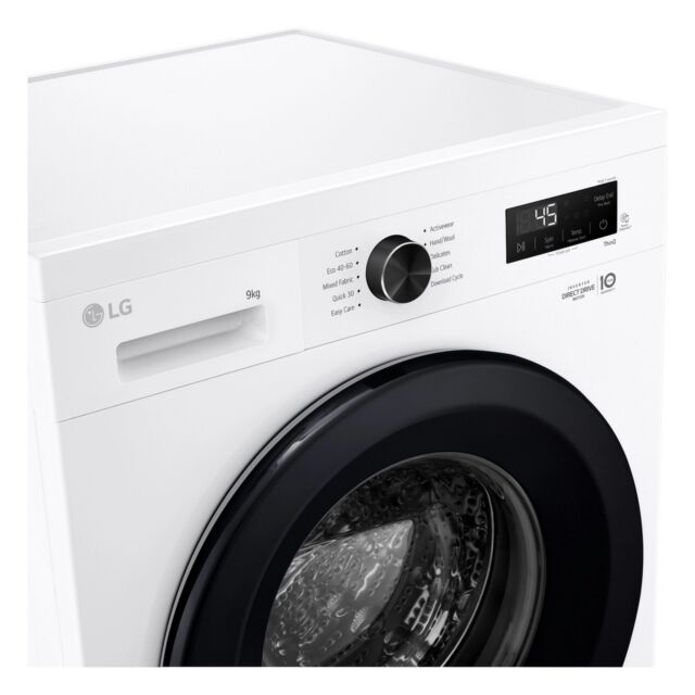 LG F4X1009NWK White 9Kg/ 1400 Rpm Series 2 Washing Machine