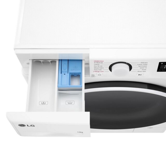 LG F4Y513WWLN1 White 13Kg/ 1400 Rpm Washing Machine