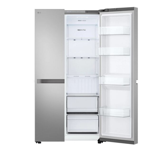 LG GSBC40PYPE Silver 91.3Cm Wide Frost Free American Style Fridge Freezer With 60/40 Split