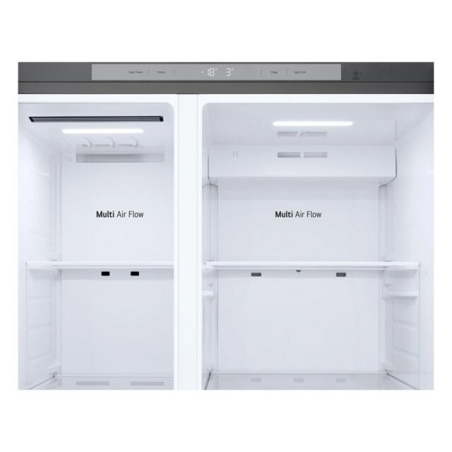 LG GSBC40PYPE Silver 91.3Cm Wide Frost Free American Style Fridge Freezer With 60/40 Split