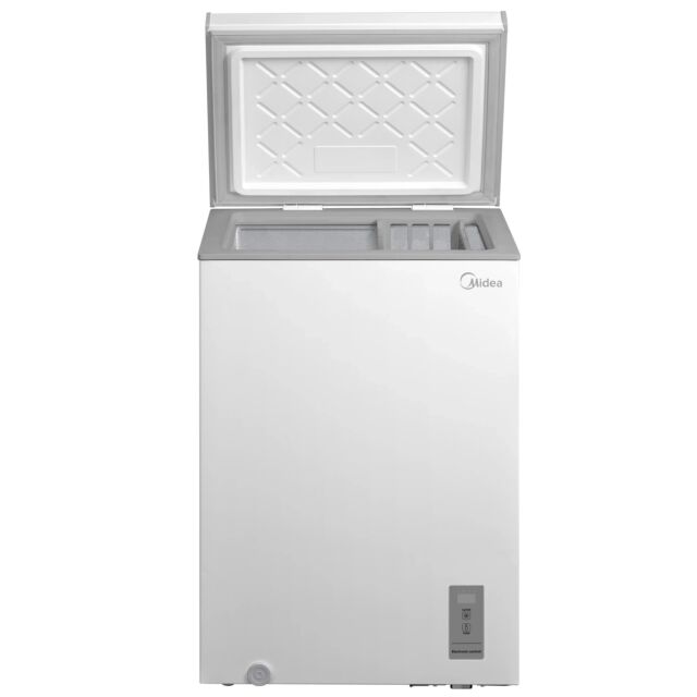 Midea MDRC154FZE01 White 54.7Cm Wide Chest Freezer -99L
