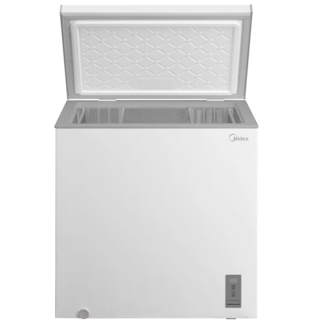 Midea MDRC284FZE01 White 77Cm Wide Chest Freezer - 198L