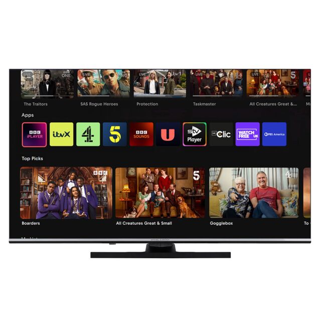 Mitchell + Brown JB-43B1811 43inch 4K Borderless Smart Television Powered By TiVo