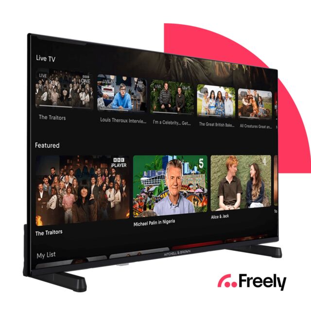 Mitchell + Brown JB-43DU1811 43inch 4K Ultra HD Smart Television Powered By TiVo With Freely