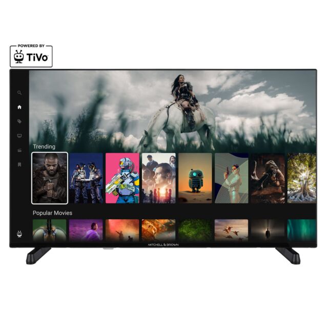 Mitchell + Brown JB-43DU1811 43inch 4K Ultra HD Smart Television Powered By TiVo With Freely