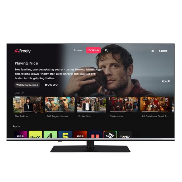 Mitchell + Brown JB-43Q1811 43inch Qled Ultra HD Borderless Smart Television, Powered By TiVo With Fre