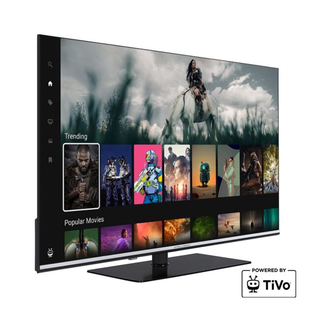 Mitchell + Brown JB-43Q1811 43inch Qled Ultra HD Borderless Smart Television, Powered By TiVo With Fre