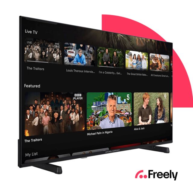 Mitchell + Brown JB-50DU1811 50inch 4K Ultra HD Smart Television Powered By TiVo With Freely
