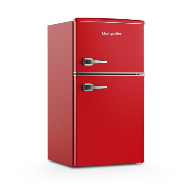 Montpellier MAB2035ER Red Undercounter Retro Fridge Freezer