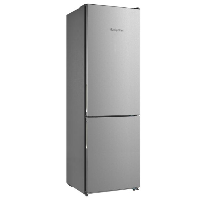 Montpellier MFF18860X Inox No Frost Fridge Freezer - H188 X W59.5