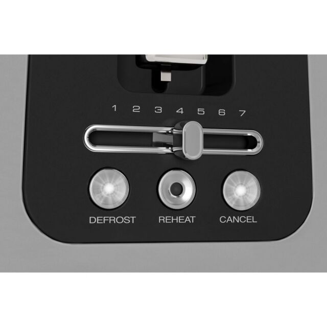 Morphy Richards 245705 Grey Signature 4 Slice Toaster