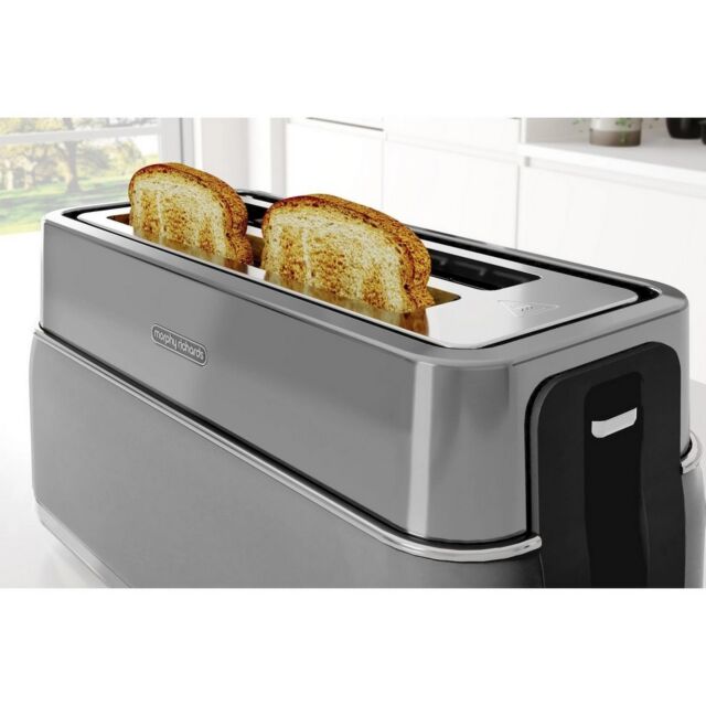 Morphy Richards 245705 Grey Signature 4 Slice Toaster