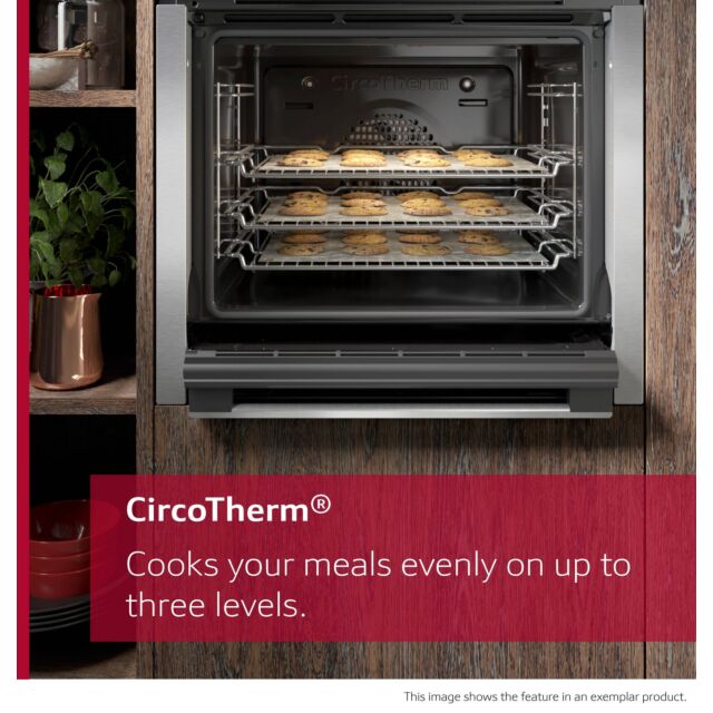 Neff B6ACH7AN7B N50 Built In Electric Single Oven With Slide And Hide