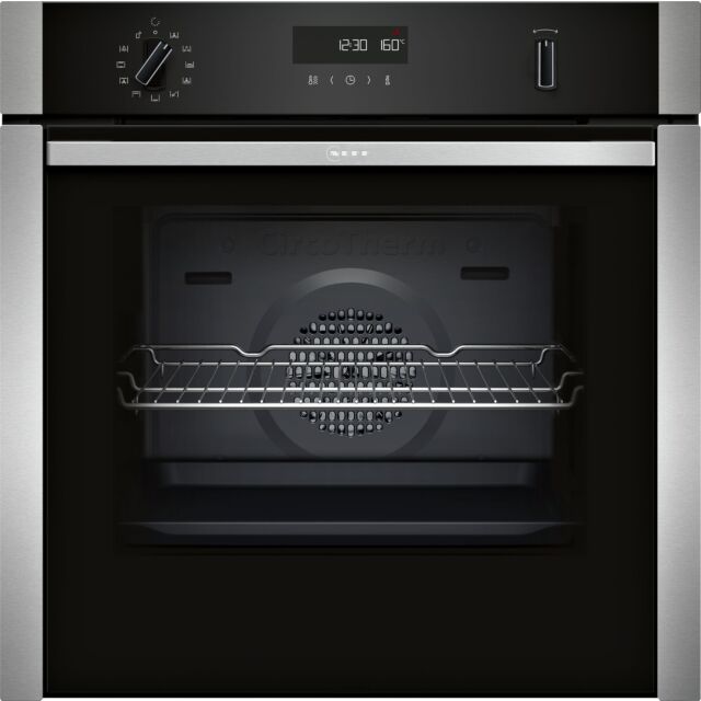 Neff B6ACH7AN7B N50 Built In Electric Single Oven With Slide And Hide