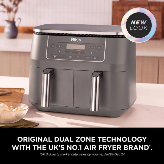 NINJA DZ300UK 7.6Litre 6 In1 Dual Zone Airfryer