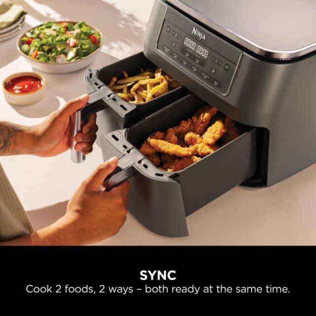 NINJA DZ300UK 7.6Litre 6 In1 Dual Zone Airfryer