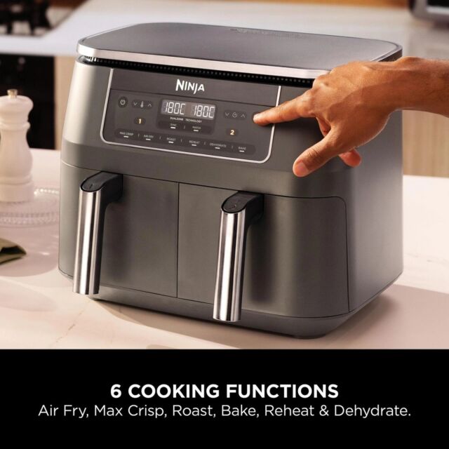 NINJA DZ300UK 7.6Litre 6 In1 Dual Zone Airfryer