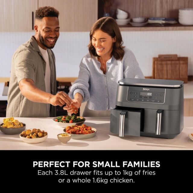 NINJA DZ300UK 7.6Litre 6 In1 Dual Zone Airfryer