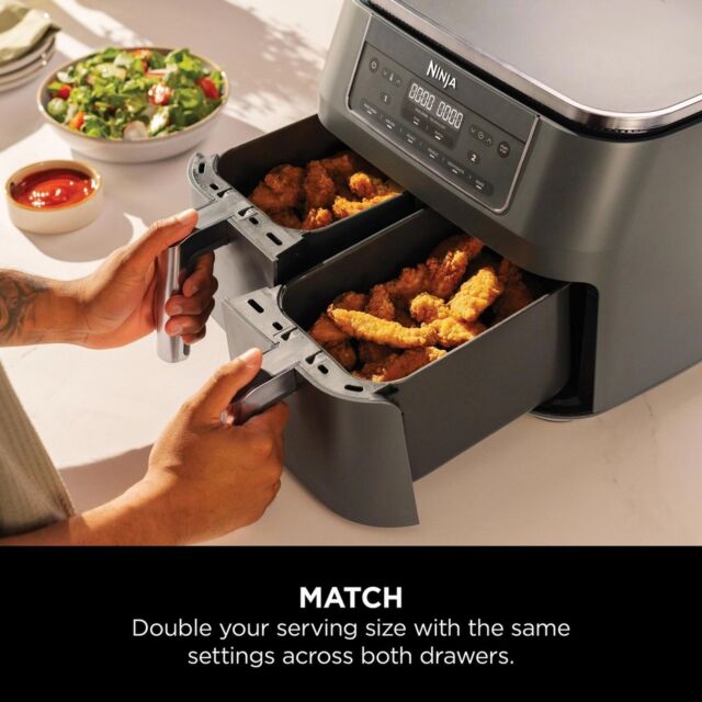 NINJA DZ300UK 7.6Litre 6 In1 Dual Zone Airfryer