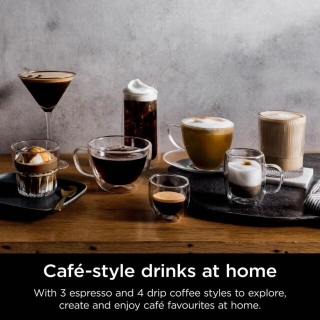 NINJA ES601UKBK Luxe Cafe Premier Espresso-Machine Bean To Cup