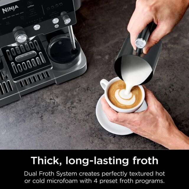 NINJA ES601UKBK Luxe Cafe Premier Espresso-Machine Bean To Cup