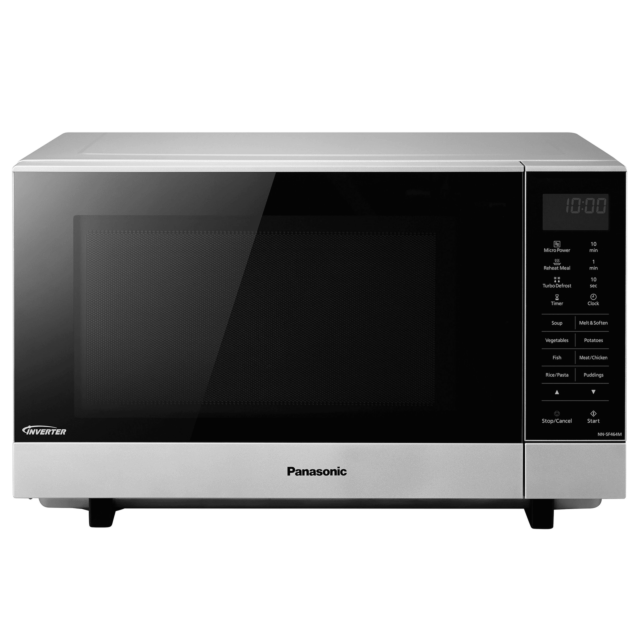 Panasonic NN-SF464MBPQ 27L 1000 Watts Solo Microwave - Flatbed