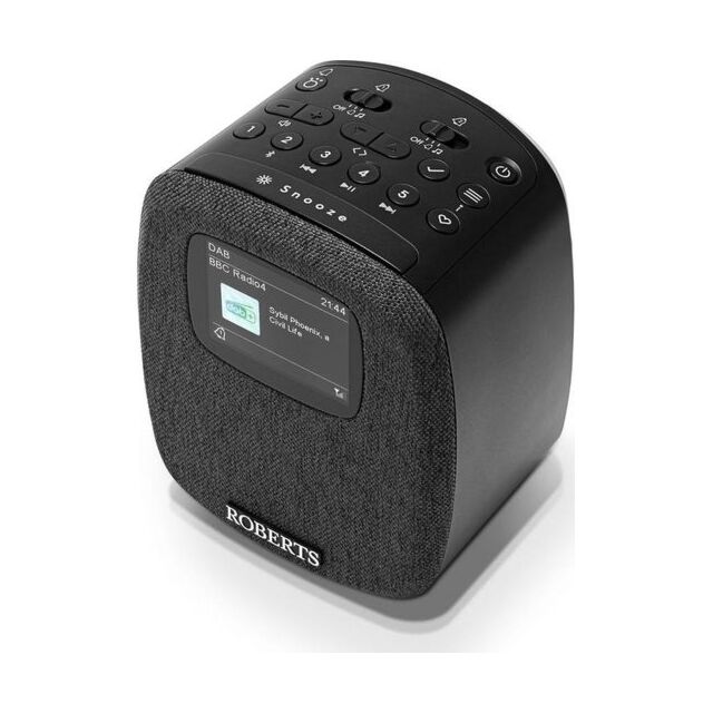 Roberts Radio ORTUS5BK Black Ortus 5 Dual Alarm Dab+/Fm Alarm Clock Radio