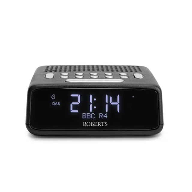 Roberts Radio ORTUSDABBK Black Ortus DAB Dual Alarm Dab/Fm Clock Radio