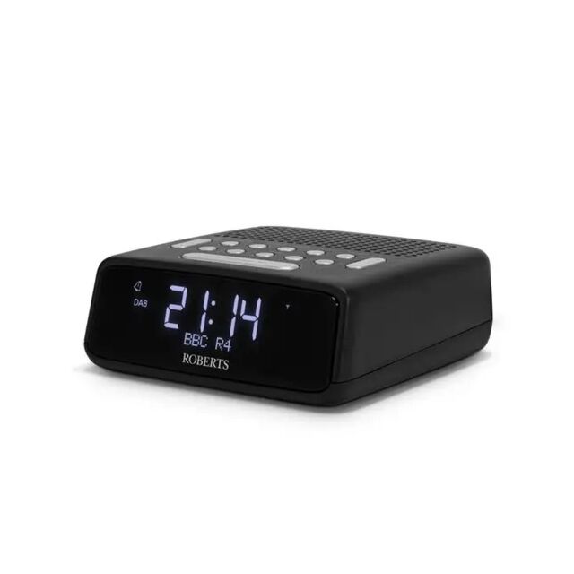 Roberts Radio ORTUSDABBK Black Ortus DAB Dual Alarm Dab/Fm Clock Radio