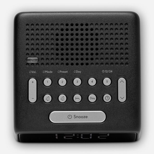 Roberts Radio ORTUSFMBK Black Ortus FM Dual Alarm FM Radio