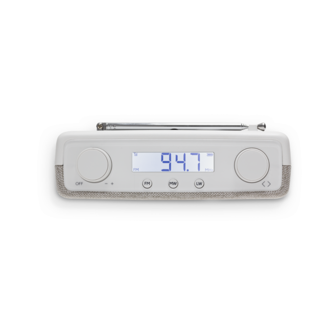 Roberts Radio PLAYFMWHT White Play FM Compact Portable Radio