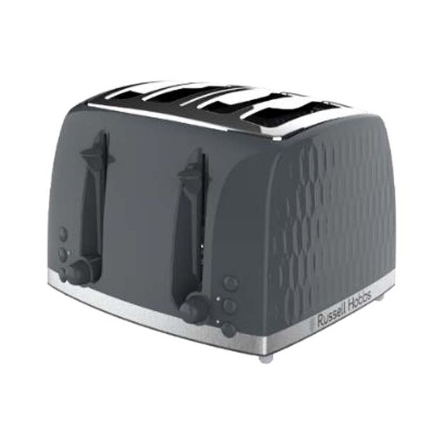 Russell Hobbs Grey Honeycomb 4 Slice