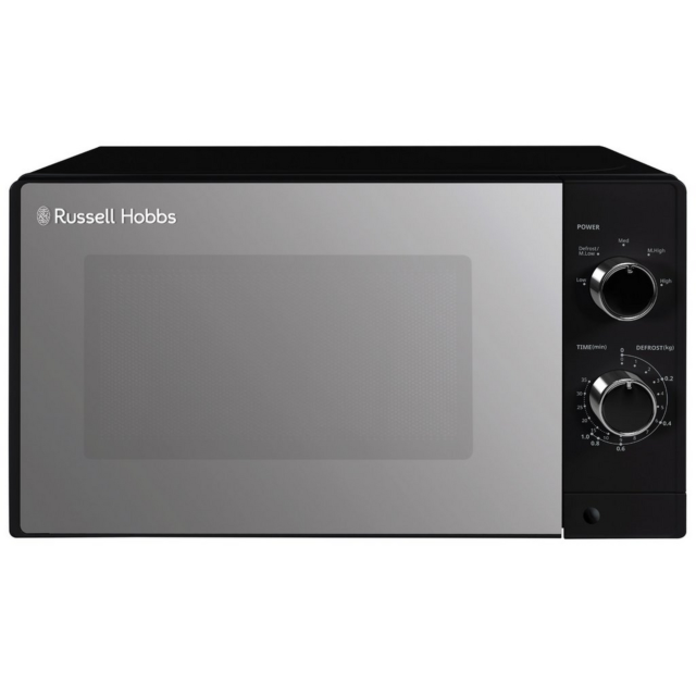 Russell Hobbs RHM2047B Black 20 Litre/ 800 Watts Manual Microwave