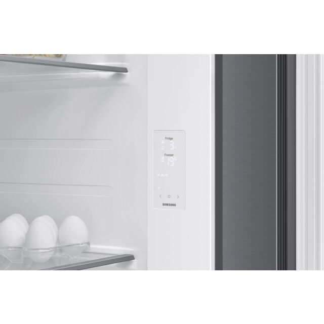 Samsung RS70F64KETEU Silver 91Cm Wide Side By Side Fridge Freezer With Plumbed Water Dispenser