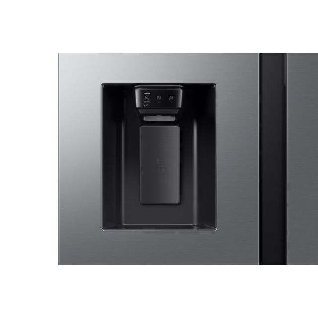 Samsung RS70F64KETEU Silver 91Cm Wide Side By Side Fridge Freezer With Plumbed Water Dispenser
