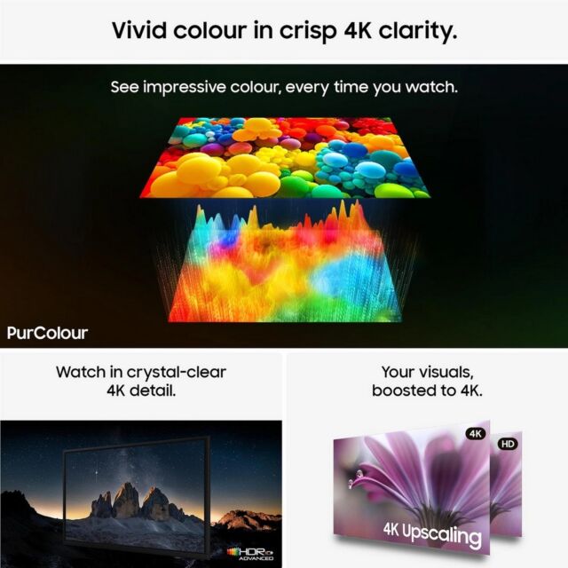 Samsung UE65U8020HKXXU 65inch 4K Crystal Uhd Vision Ai Smart Television