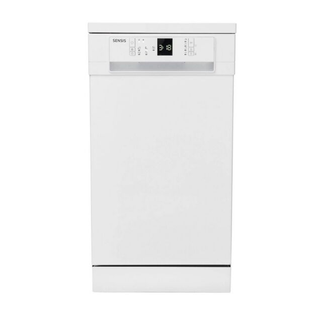 Sensis DWF0110SLEW White Slimline 44.8Cm Dishwasher With 10 Places