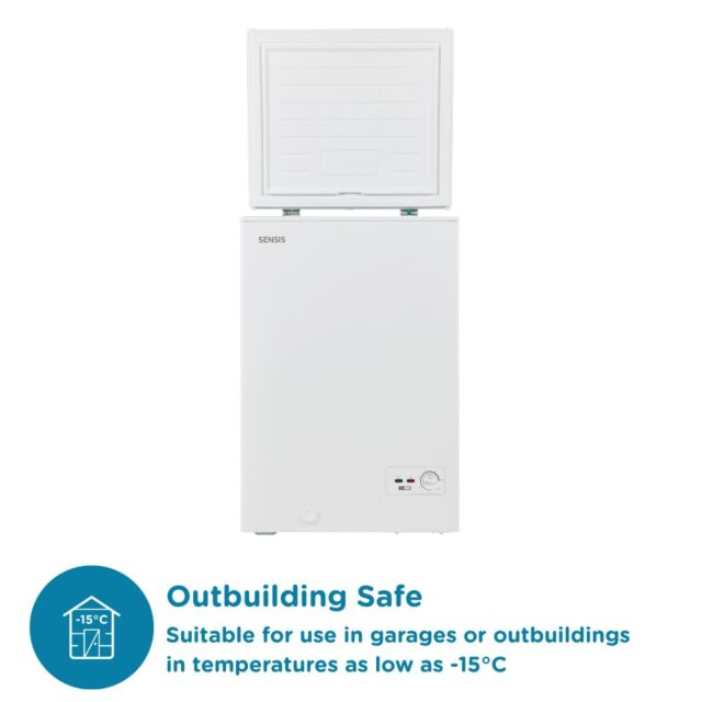 Sensis RFCHT01F97EW White 97L Chest Freezer - W54.5 Cm