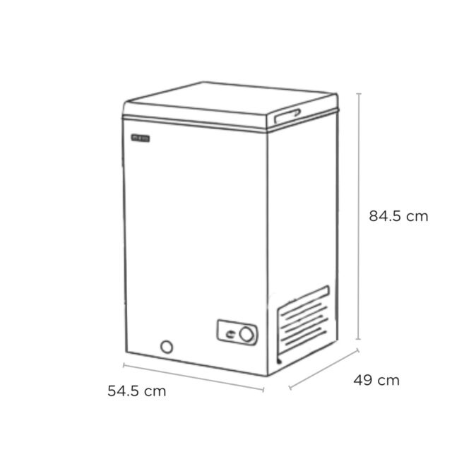 Sensis RFCHT01F97EW White 97L Chest Freezer - W54.5 Cm