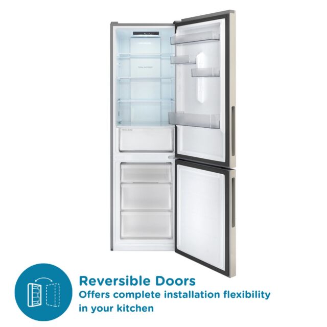 Sensis RFCMF0154ES Silver 54.5Cm Wide Total No Frost Fridge Freezer