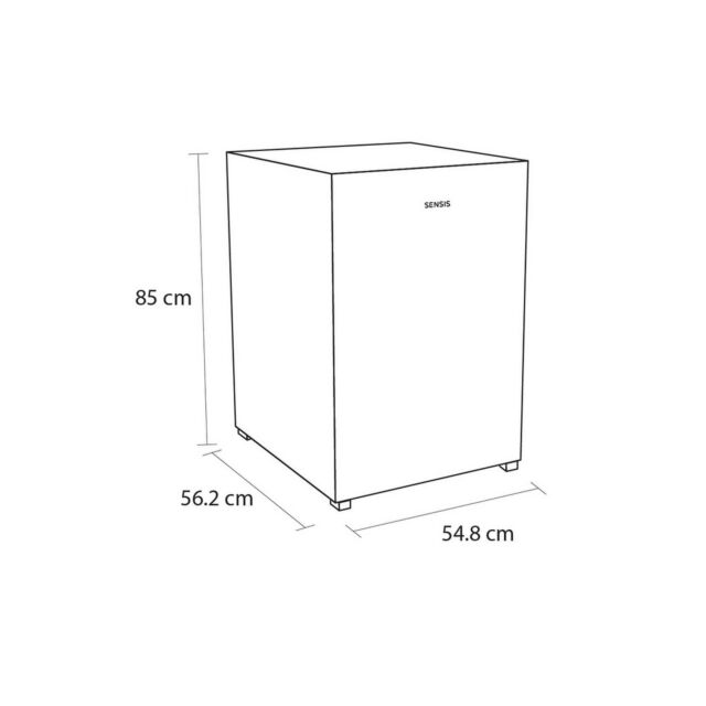 Sensis RFUCF01F54EW White 54.8Cm Wide Under Counter Fridge With Ice Box