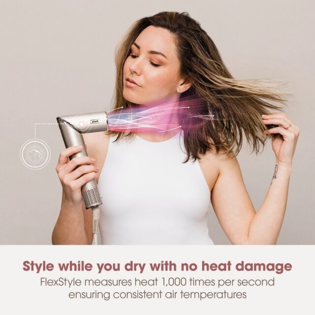 Shark HD436SLUK Flexstyle Air Styler & Hair Dryer With 4 Attachments