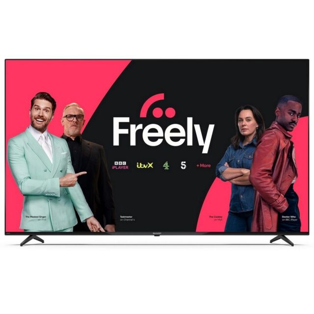 Sharp 4T-C70GK4245KB 70inch 4K Uhd Frameless TiVo Smart Television With Freely