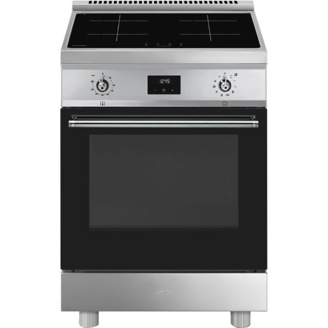 Smeg C6IPXT2 60X60cm Concert Classic Full Electric Cooker With Induction Hob