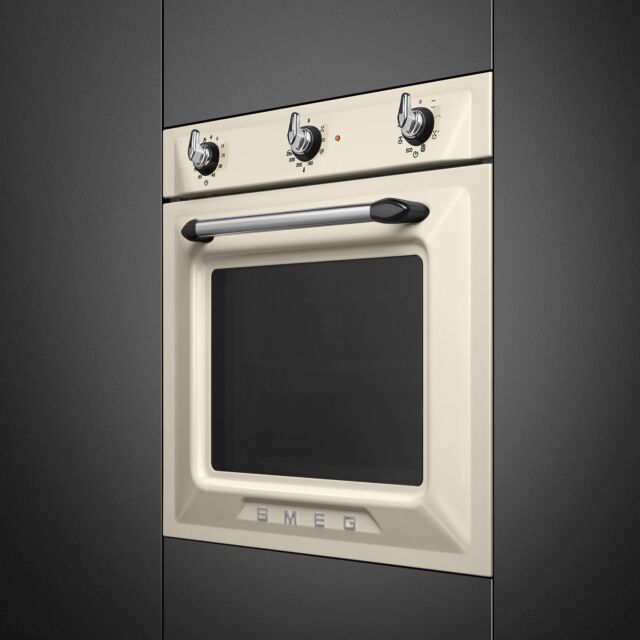Smeg SF6905P1 Cream 60Cm Built In Electric Single Oven