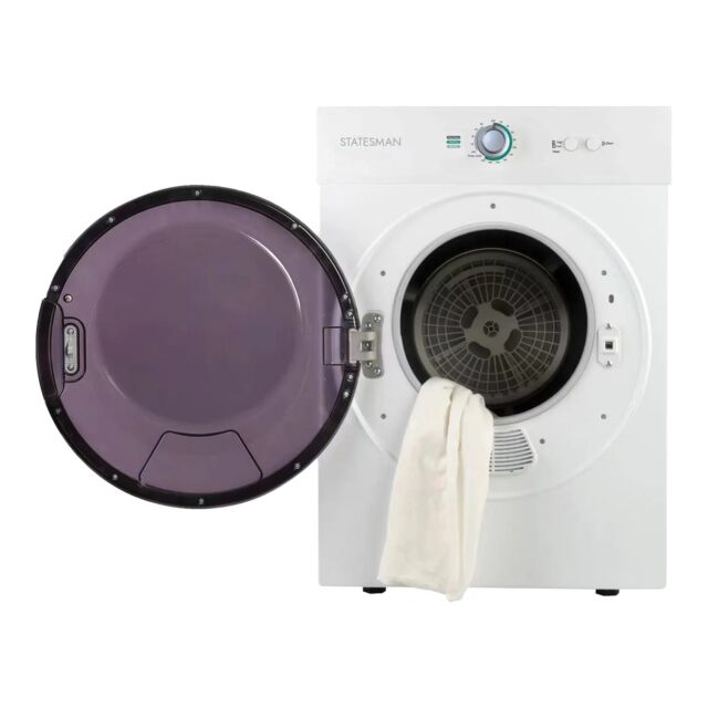Statesman TD03VFW White 3Kg Compact Vented Tumble Dryer