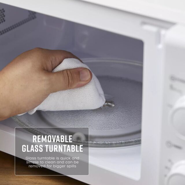 Swan SM4420WHT White 20L/700W Manual Microwave